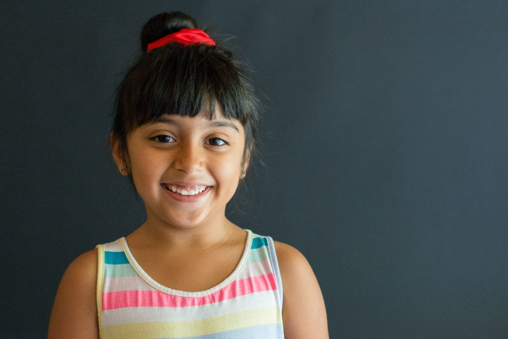 example photo of a 5 year old smiling